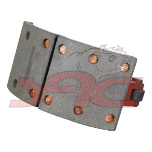 4X2 BRAKE SHOE LINED SINGLE REAR